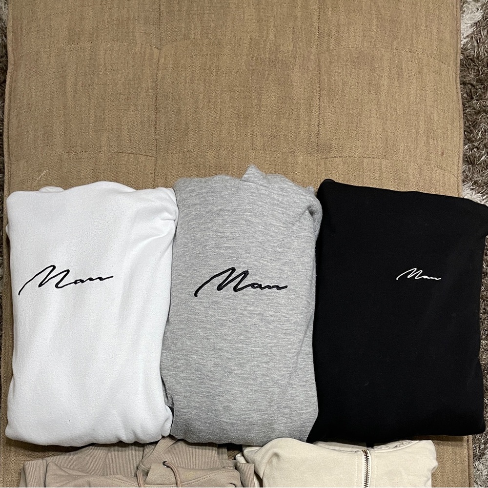 3 BooHooMAN Hoodies
